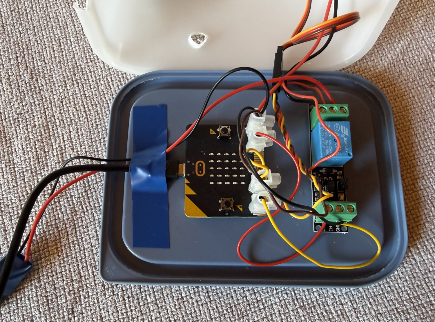 electronics of soap bubble robot